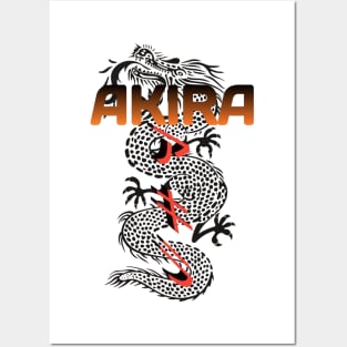 Akira Dragon Posters and Art